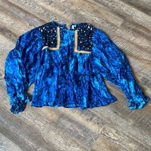 Anthropologie Peasant Blouse